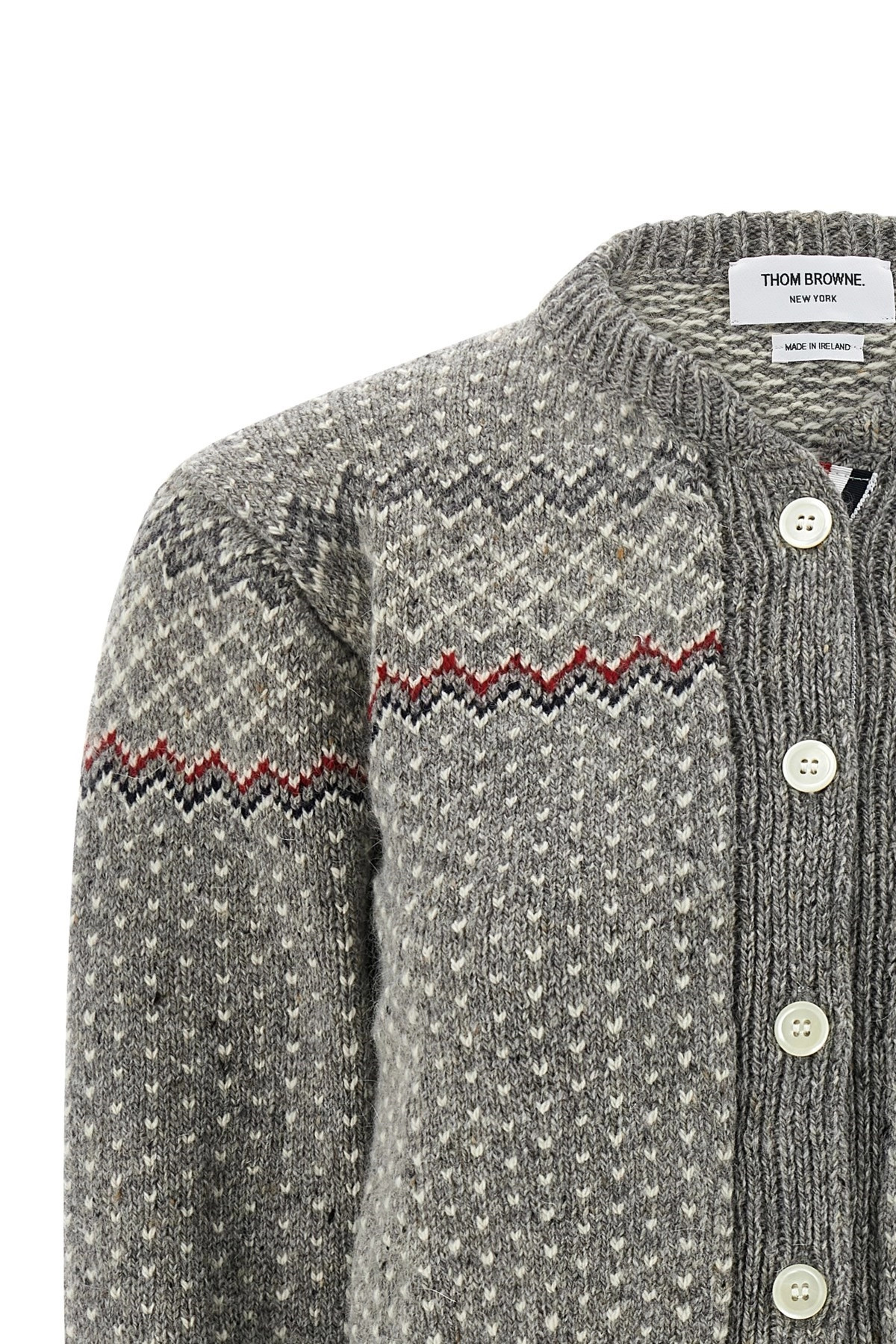 'Fairisle Jersey Float' cardigan - 3