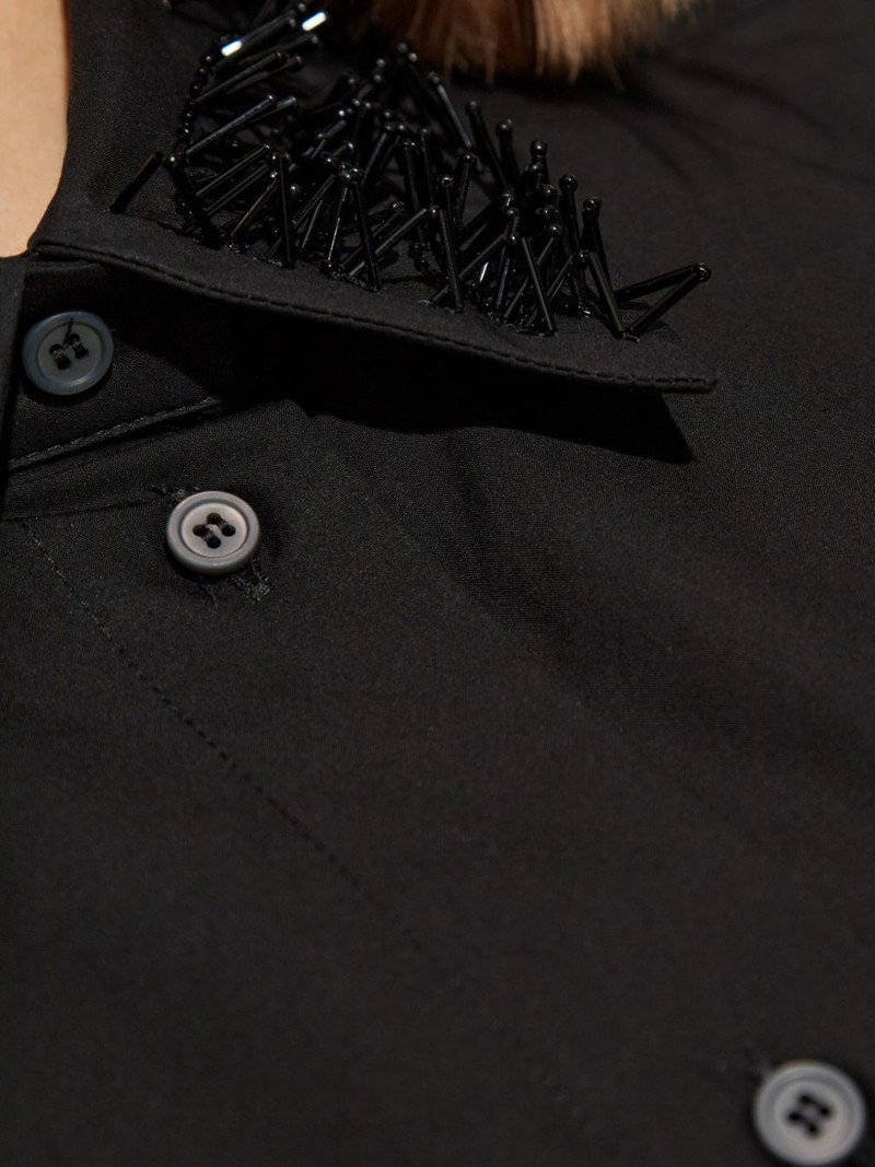 bead-detail shirt 5