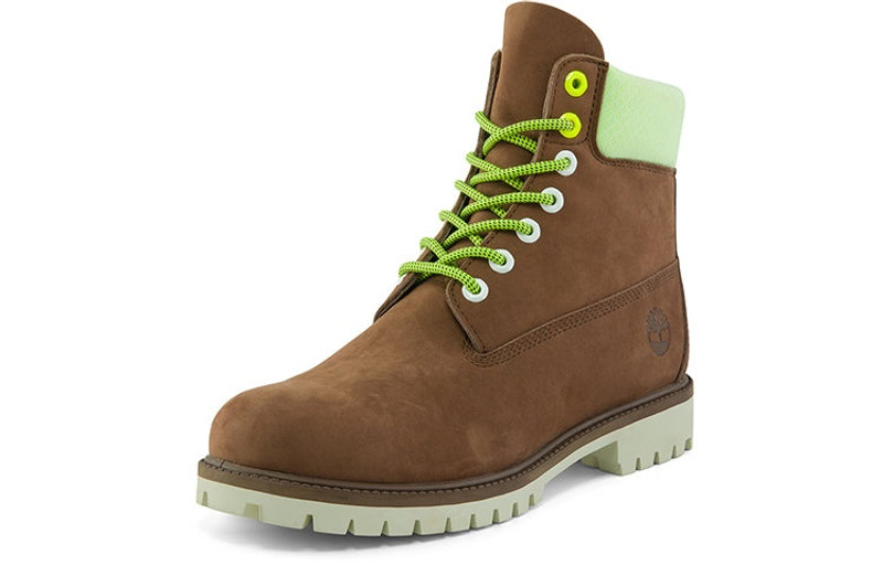 Timberland Hi-Vis Heritage 6 Inch Waterproof Wide Fit Boot 'Dark Purple' A2HXSW 3