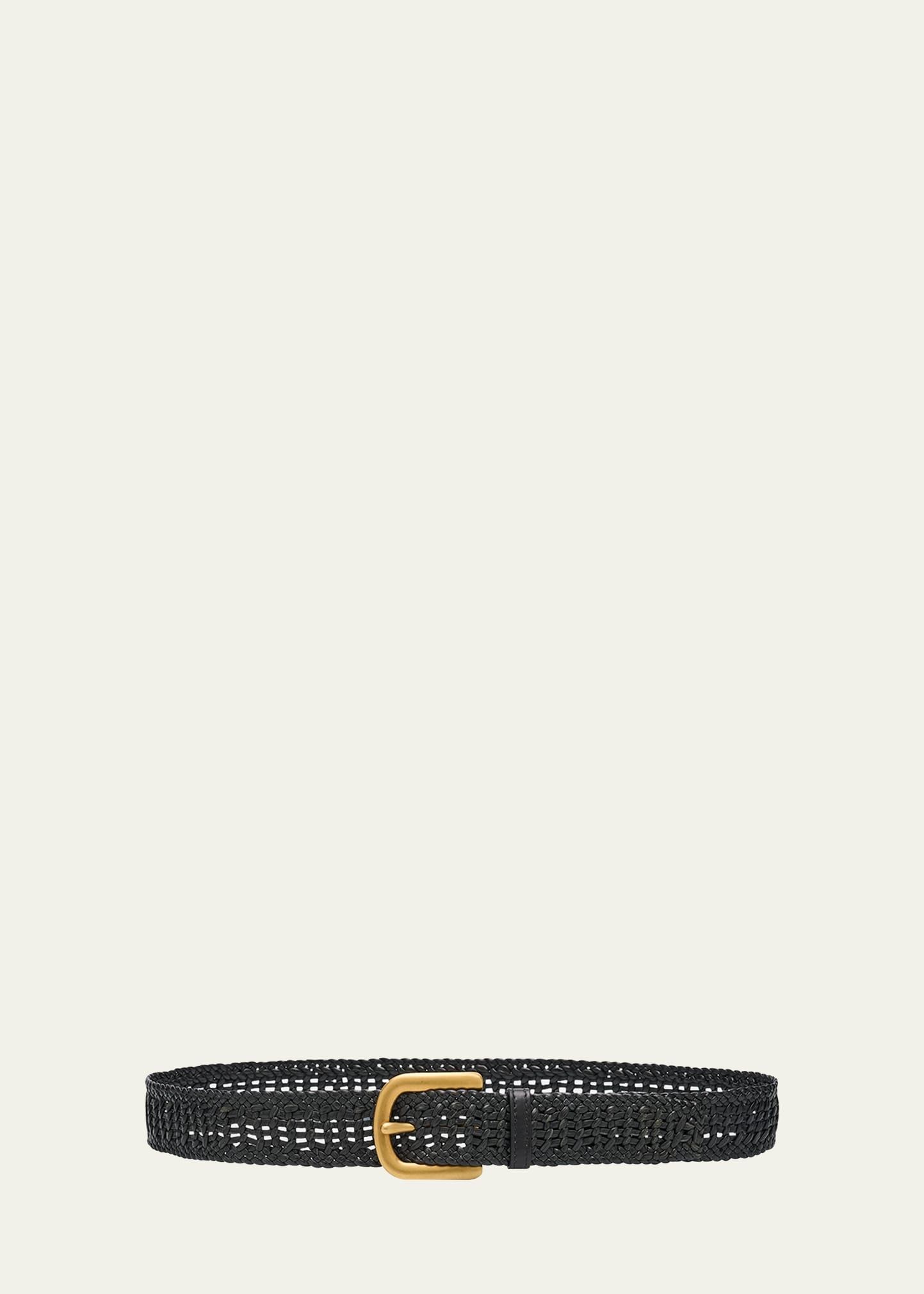 Sam Woven Leather Belt - 1