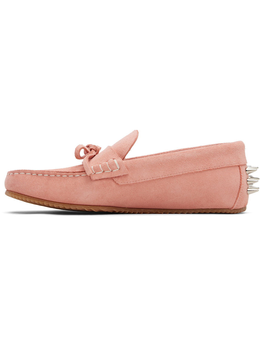 SSENSE Exclusive Pink Spike Loafers - 3