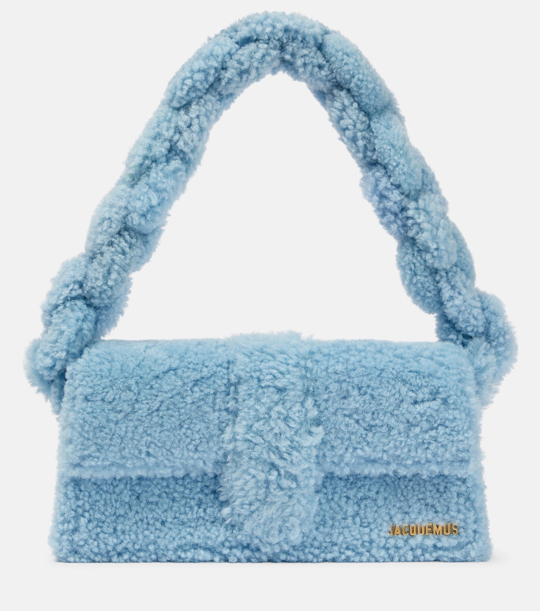 Le Bambidou shearling shoulder bag - 1