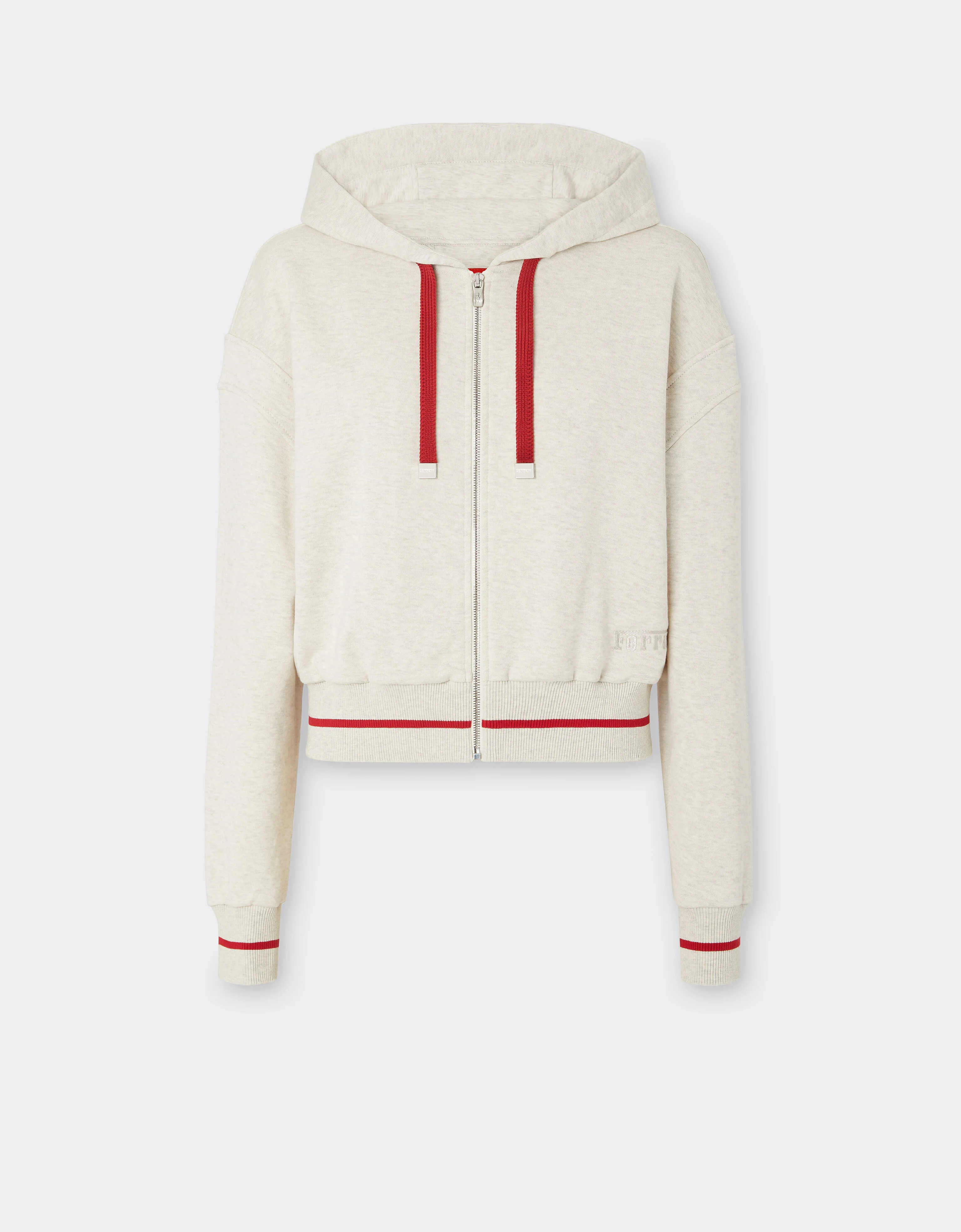 Melange cotton sweatshirt - 1