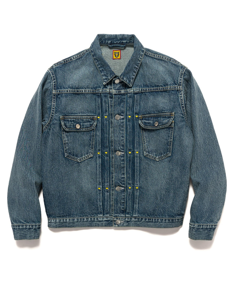 DENIM WORK JACKET INDIGO - 1