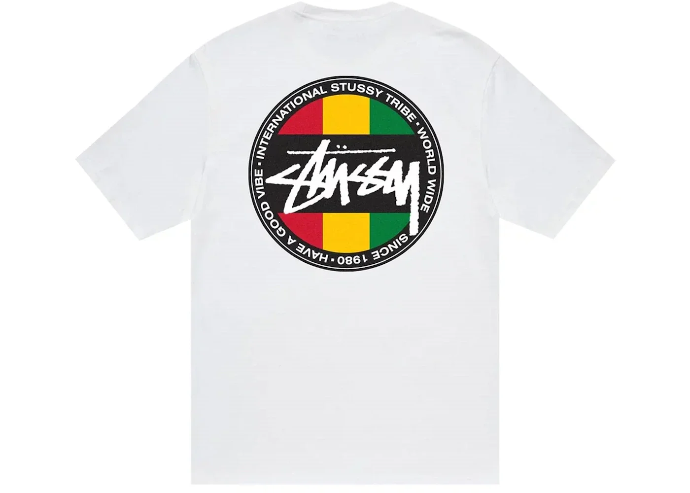 Stussy Classic Dot Tee White - 1
