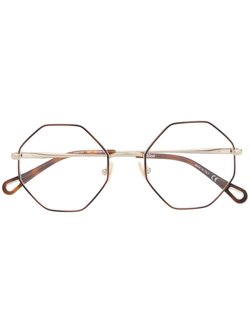 octagonal-frame glasses 1