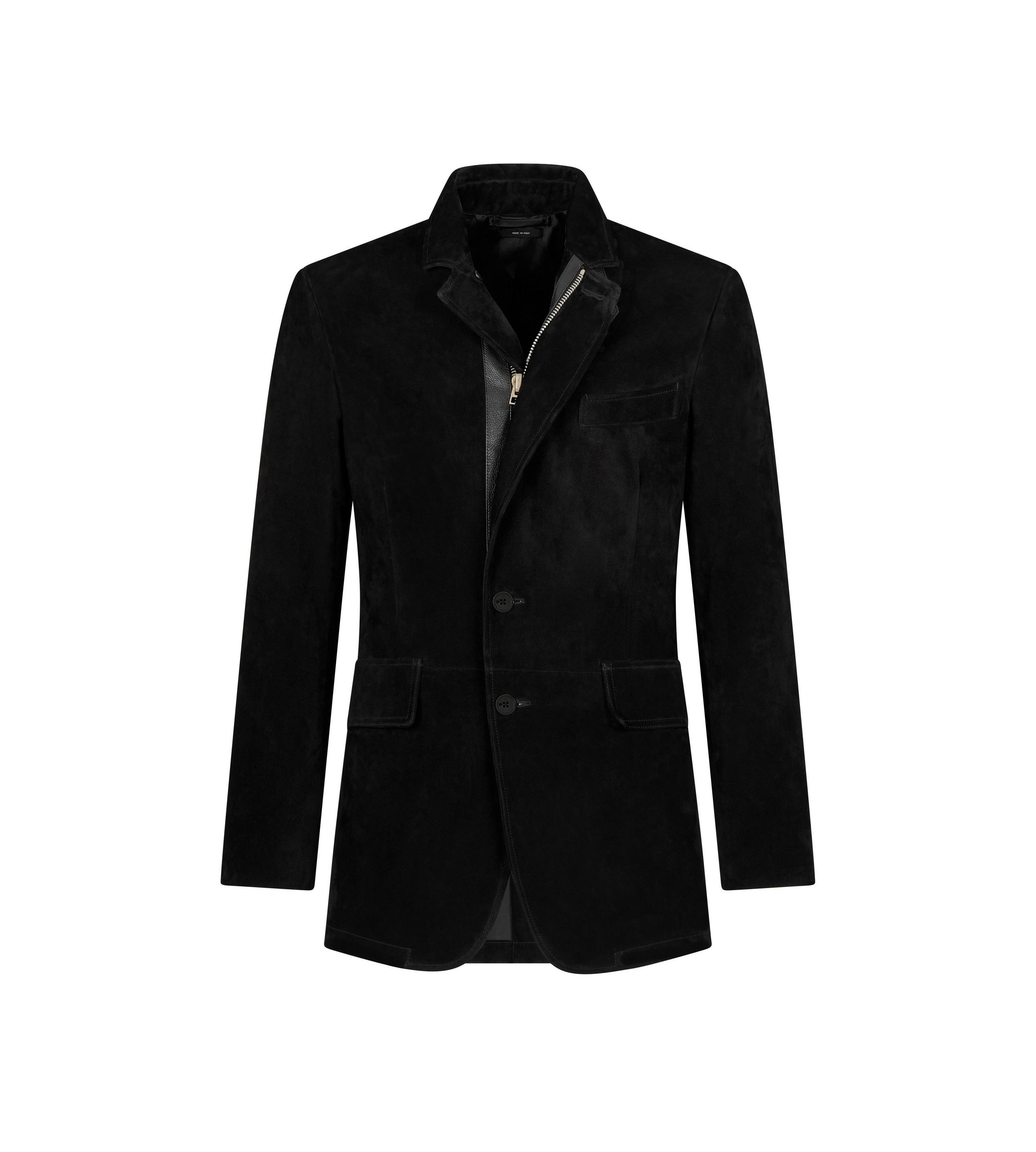 CASHMERE SUEDE SARTORIAL BLAZER - 1