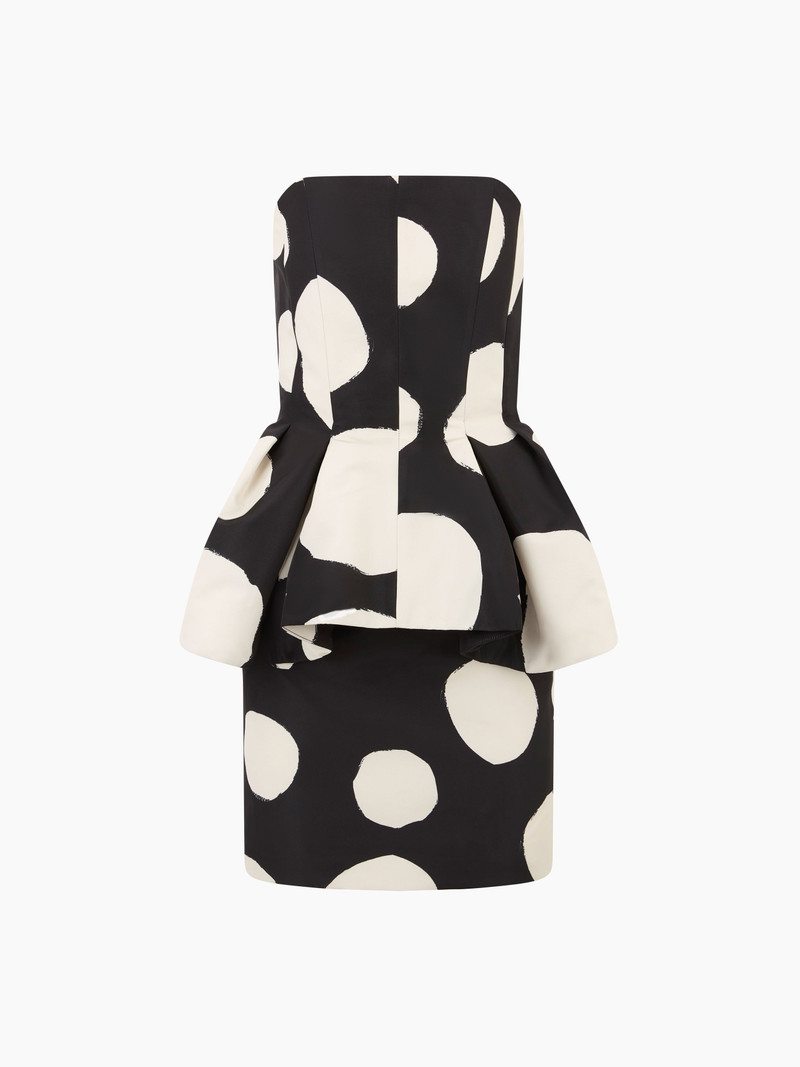 BUSTIER MINI-DRESS WITH PEPLUM 5