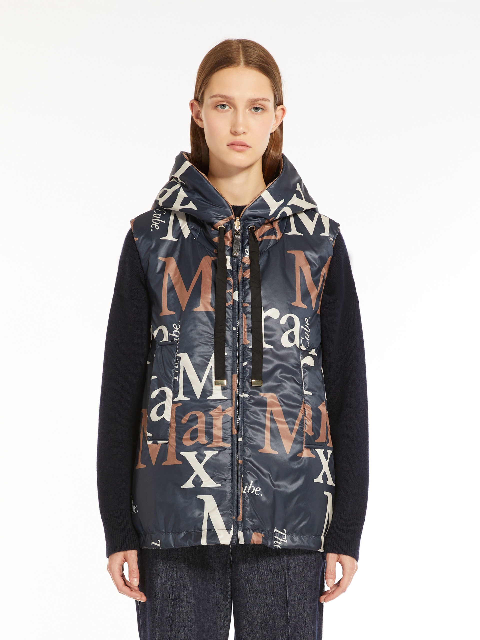 LOGOS Reversible gilet in water-resistant printed canvas - 3