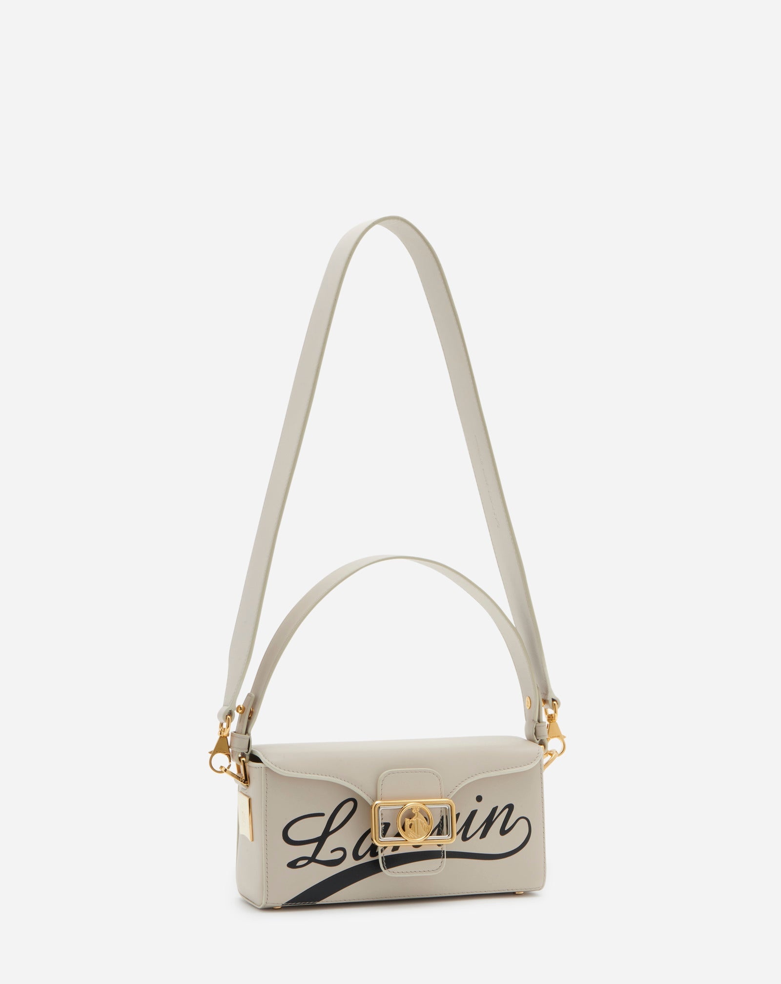 SHINY LEATHER LANVIN NANO PENCIL BAG - 3