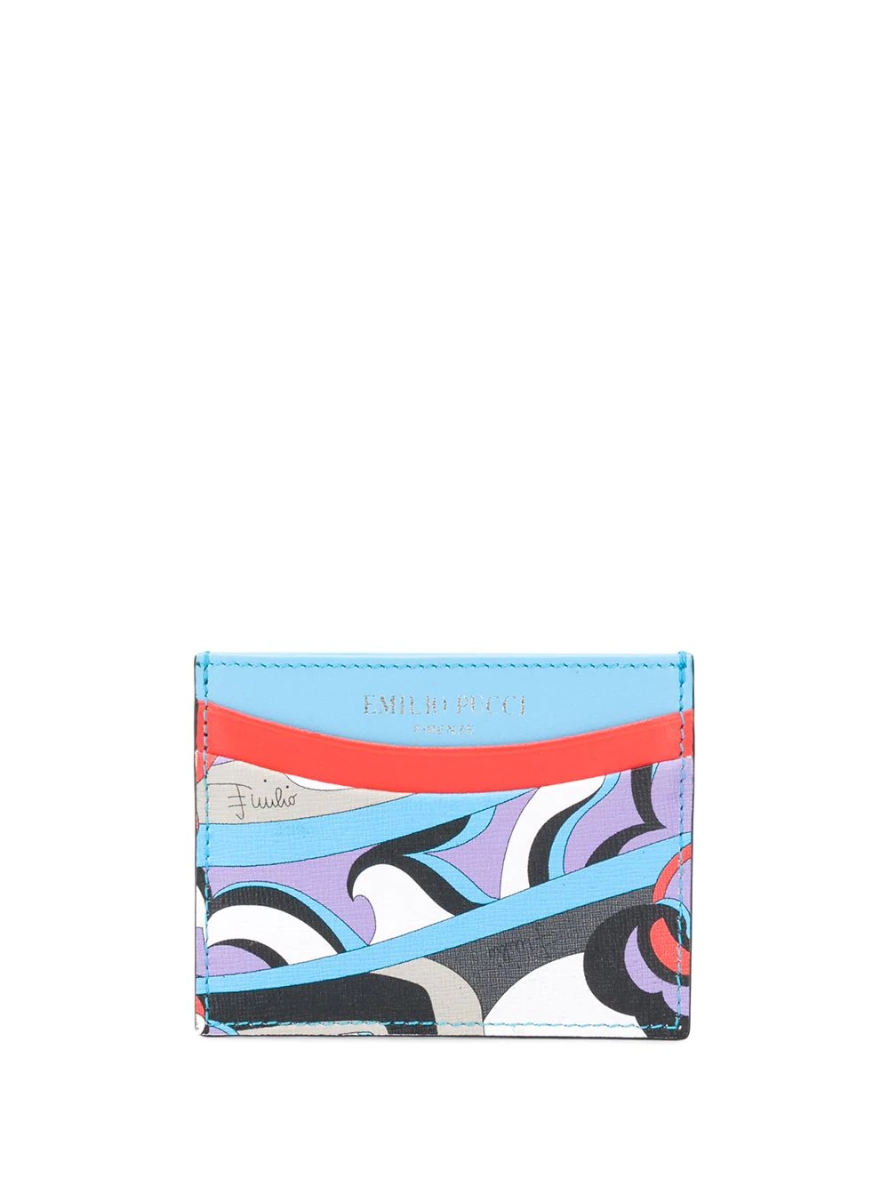 x Koché Elleboro print cardholder - 1