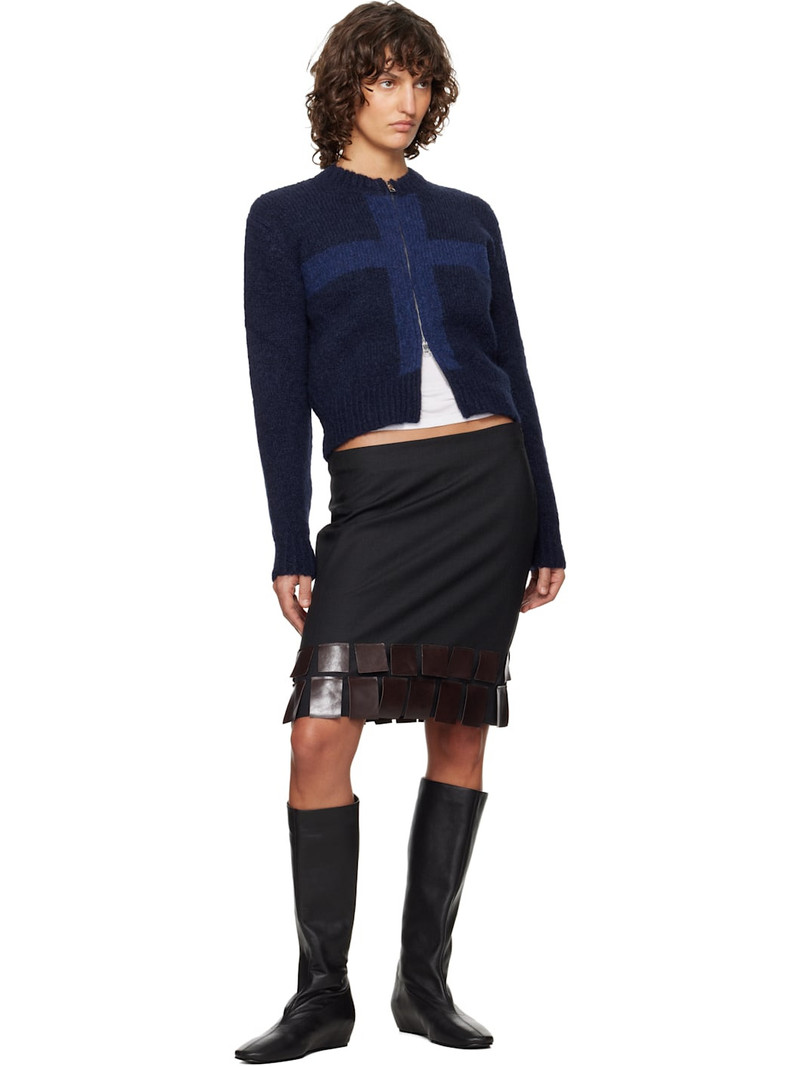paloma wool Navy Cruz Zip Sweater outlook