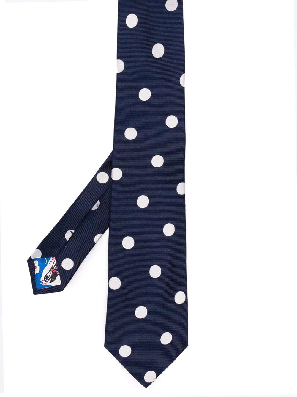 polka-dot pattern tie - 1