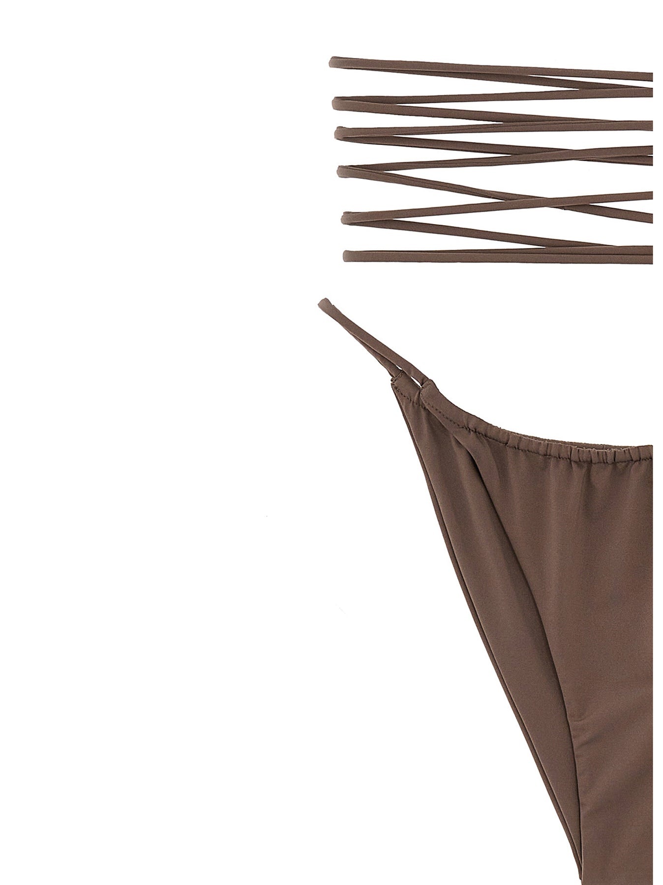 水着・ビーチグッズその他 SAINT LAURENT Lacing bikini briefs Beige SAINT LAURENT Lacing Bikini Briefs Beachwear Beige