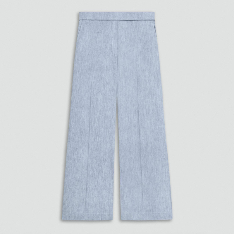 Classic Straight Pull-On Pant in Fluid Linen 1