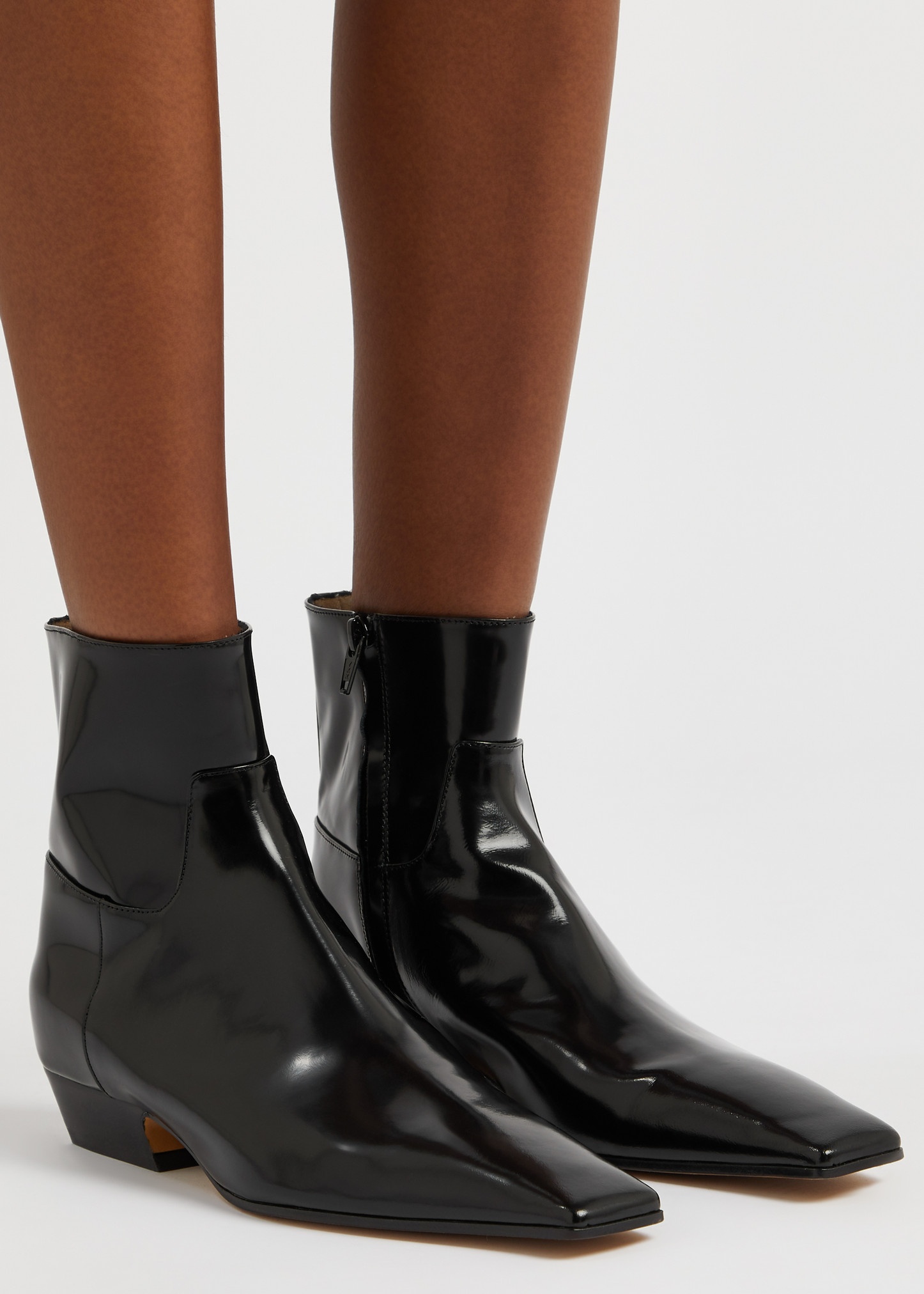 Marfa 30 leather ankle boots - 5