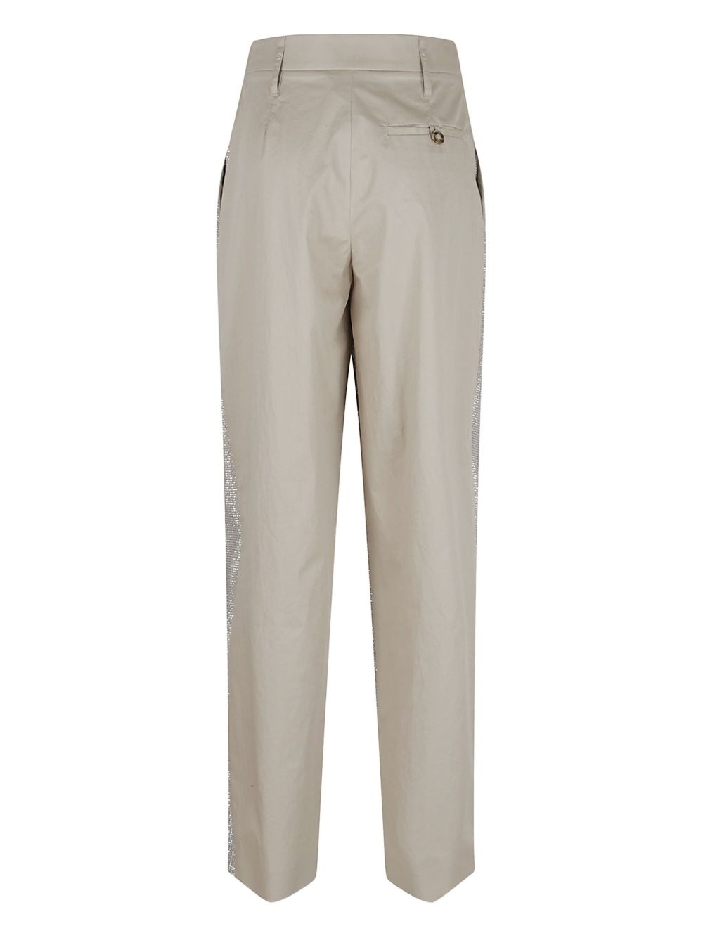 embellished pleated trousers - 2
