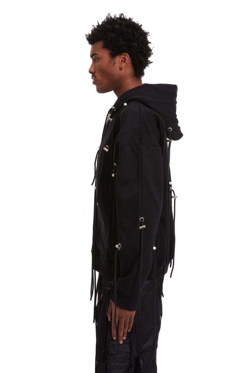 문자열 이론 Zip Up Hoodie 석탄 5