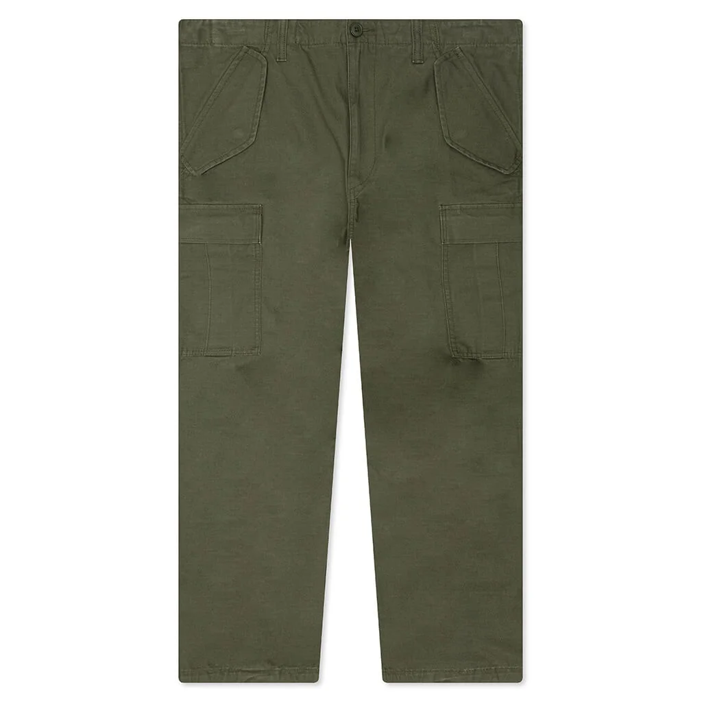 MILITARY CARGO PANT RIPSTOP - OLIVE GREEN - 1