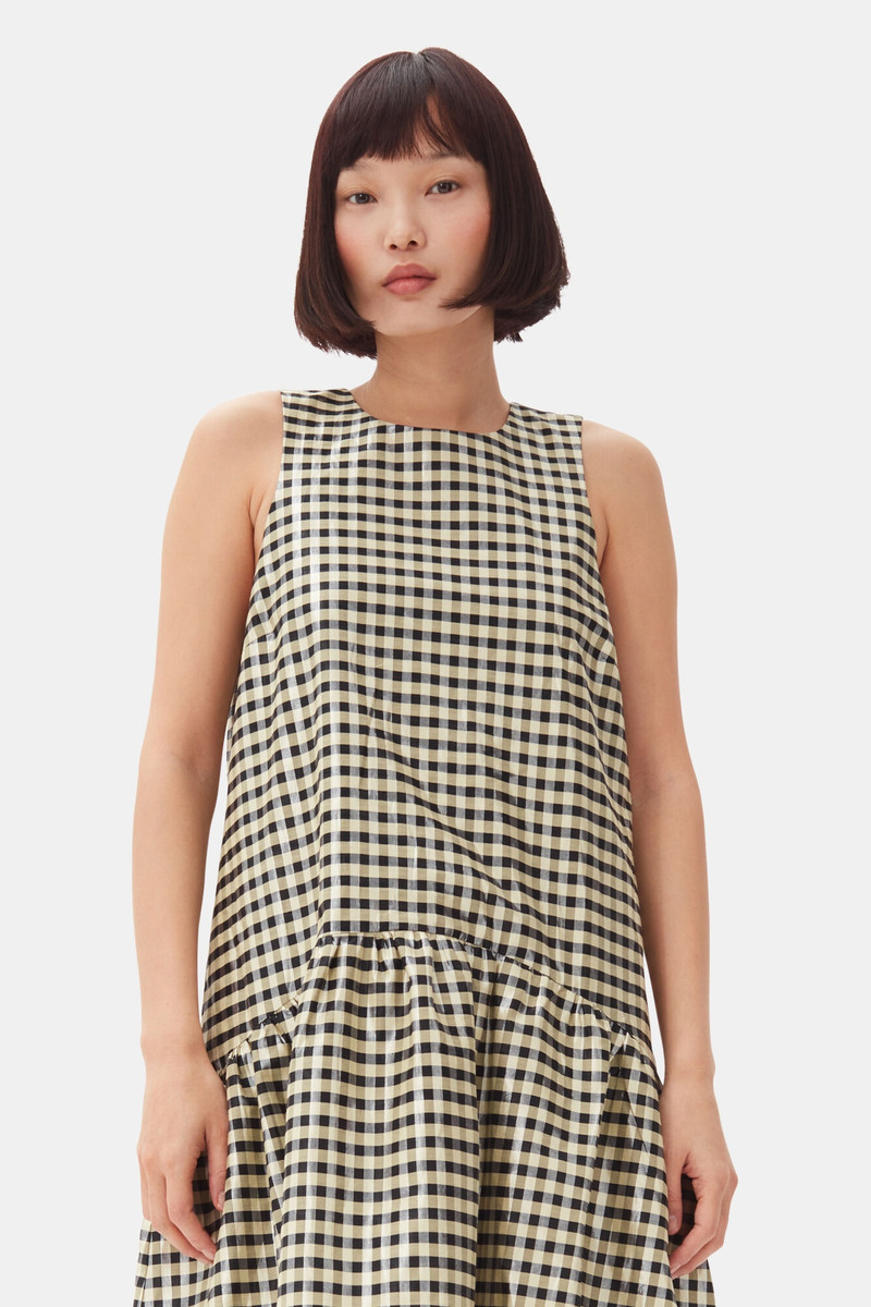 knee length dresses for ladies Ganni Jacquard Midi Dress
