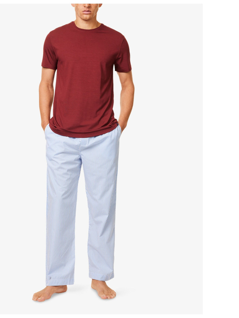 Derek Rose Basel crewneck stretch-jersey T-shirt outlook