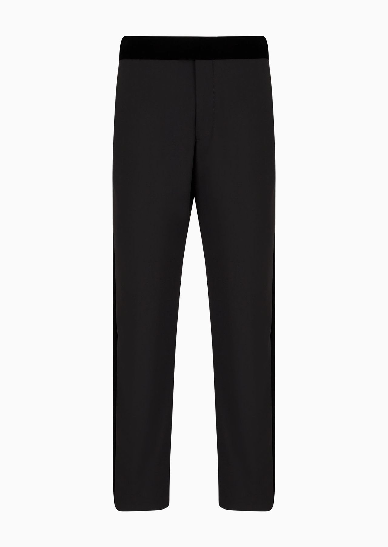 Giorgio’s Capsule Collection wool-crêpe tuxedo trousers - 1