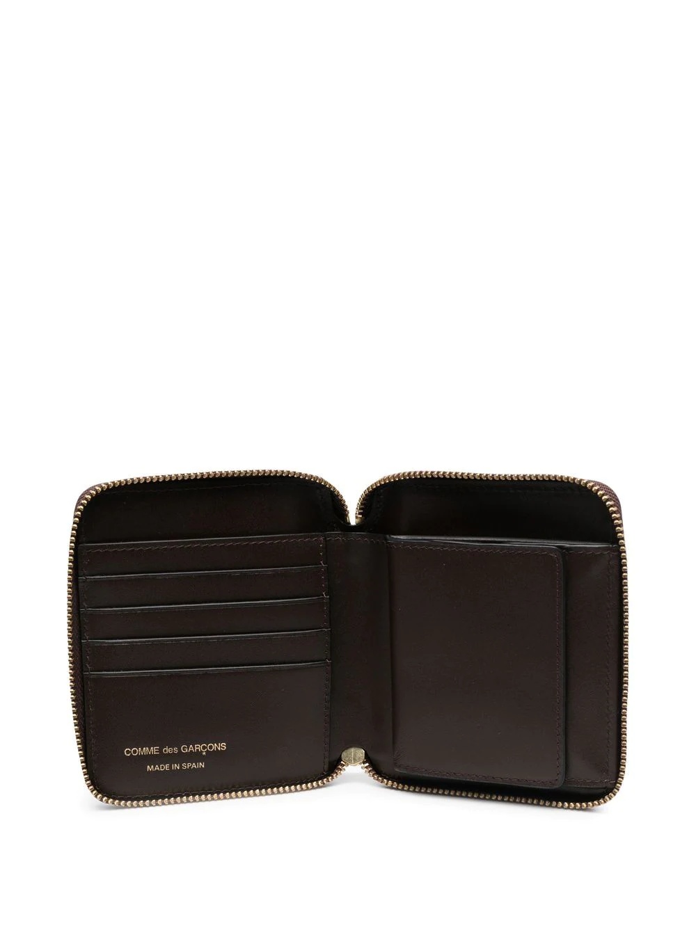 calf-leather zip cardholder - 3