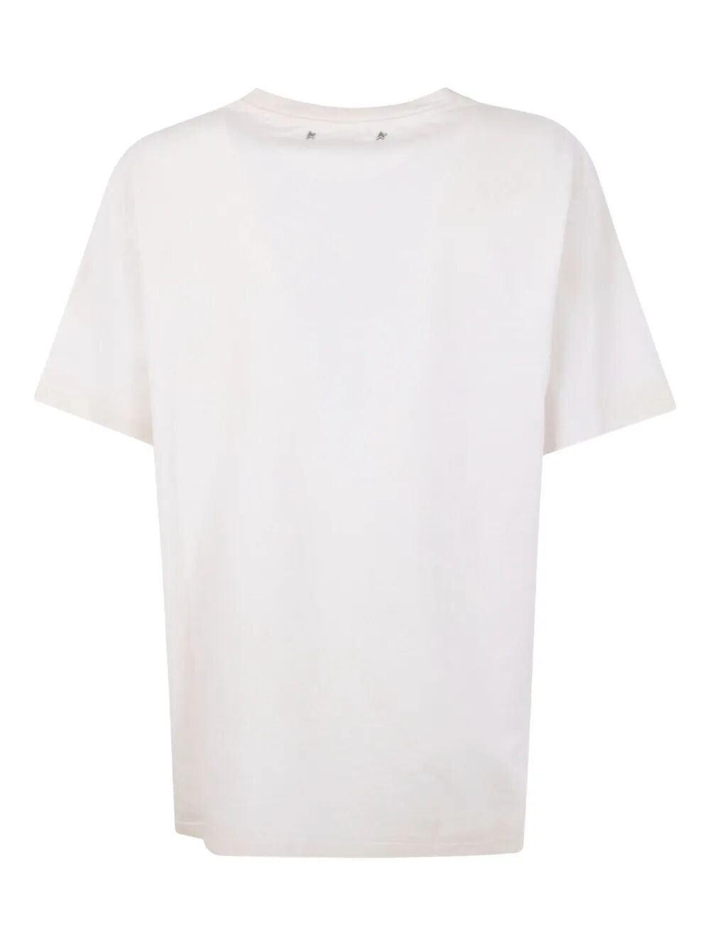 Golden Goose Women "Journey W`S" T-Shirt Regular Gauze Cotton Jersey With Print - 6