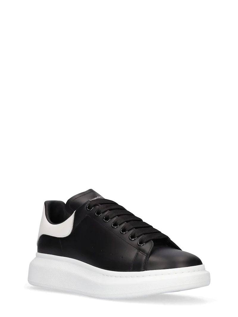 45MM LEATHER PLATFORM SNEAKERS - 3