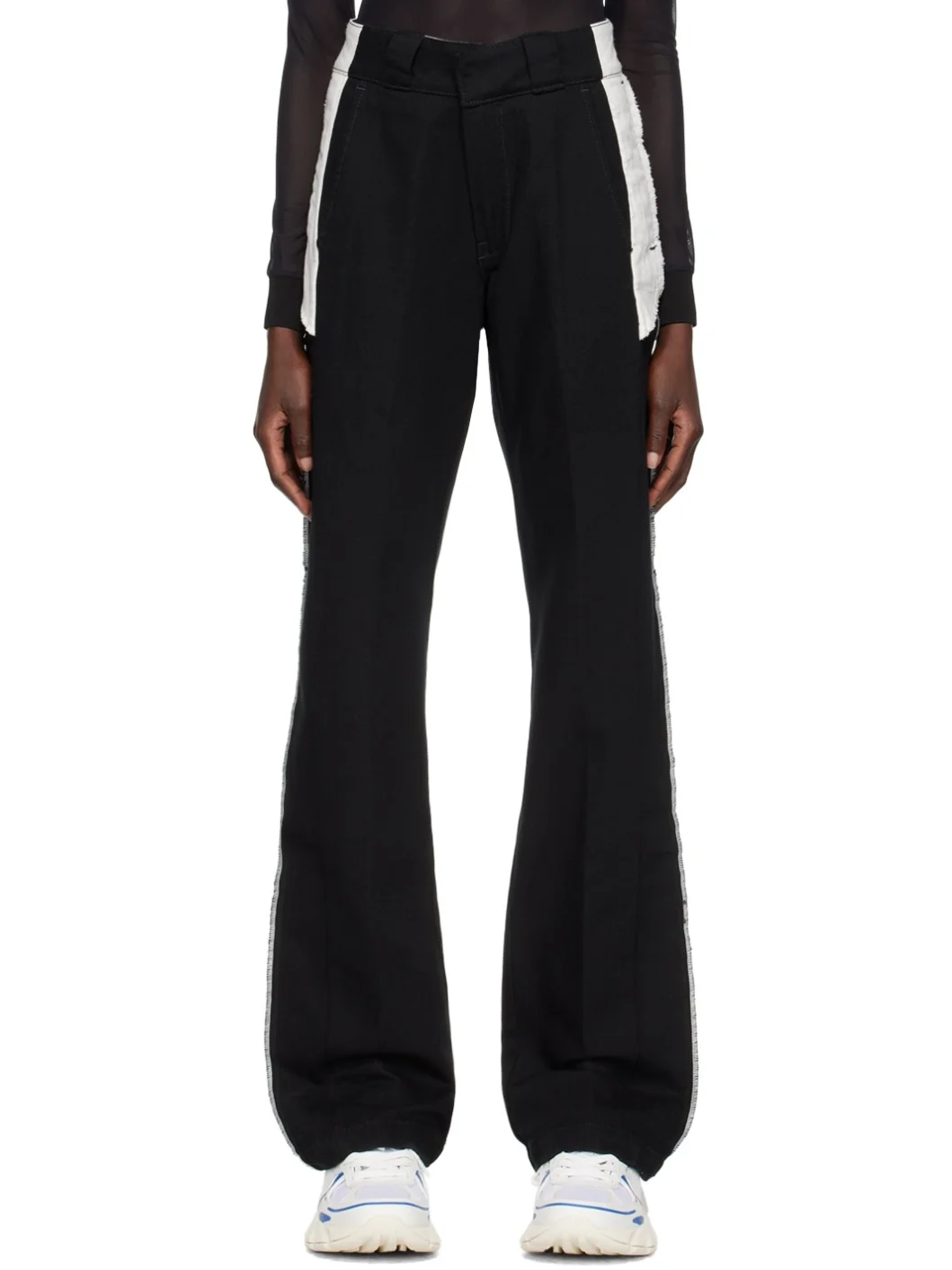 Black Inside Out Trousers - 1