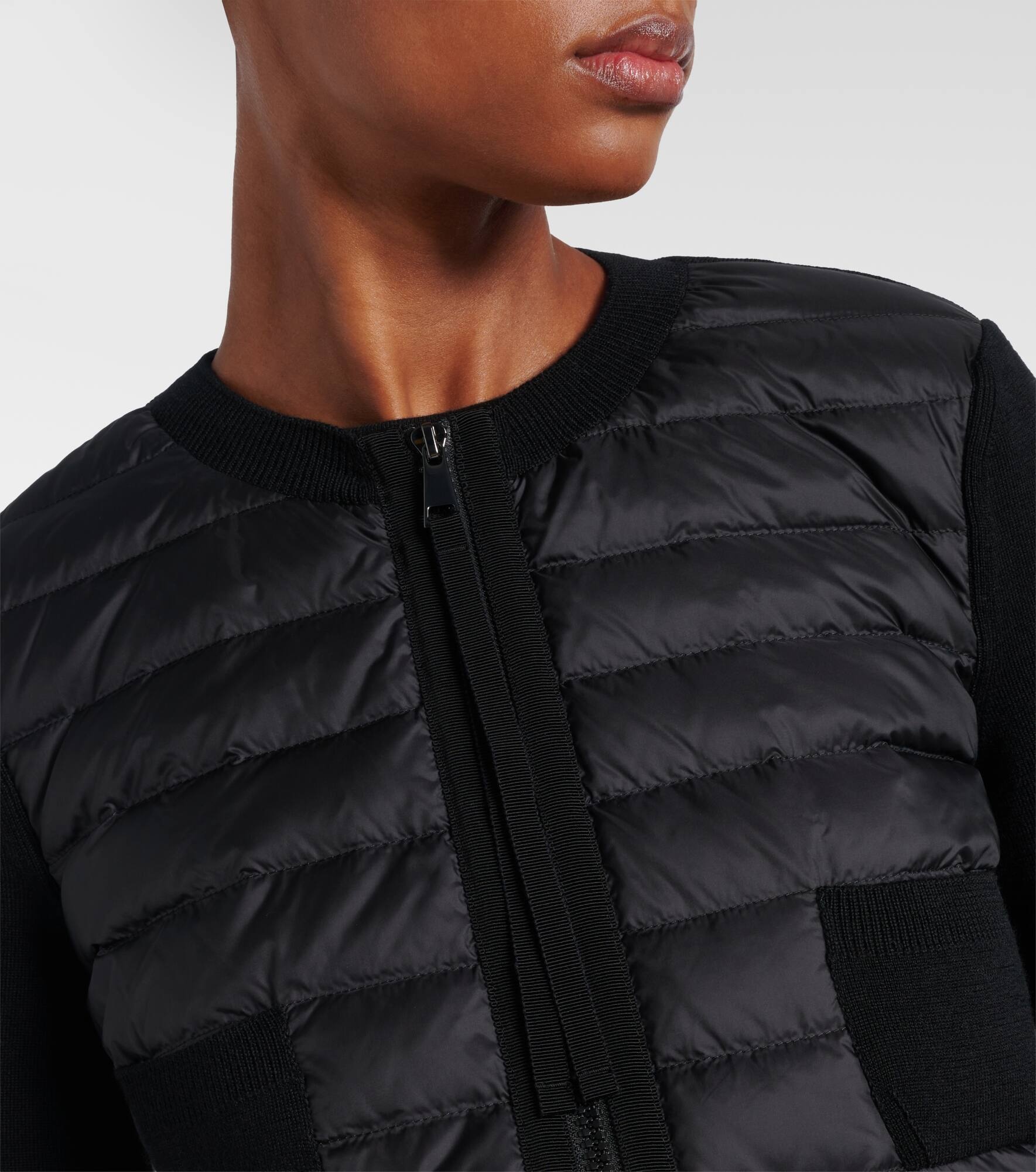 Down-paneled cardigan - 4