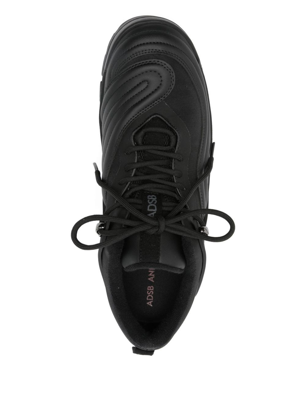 lace-up rubber sneakers - 4
