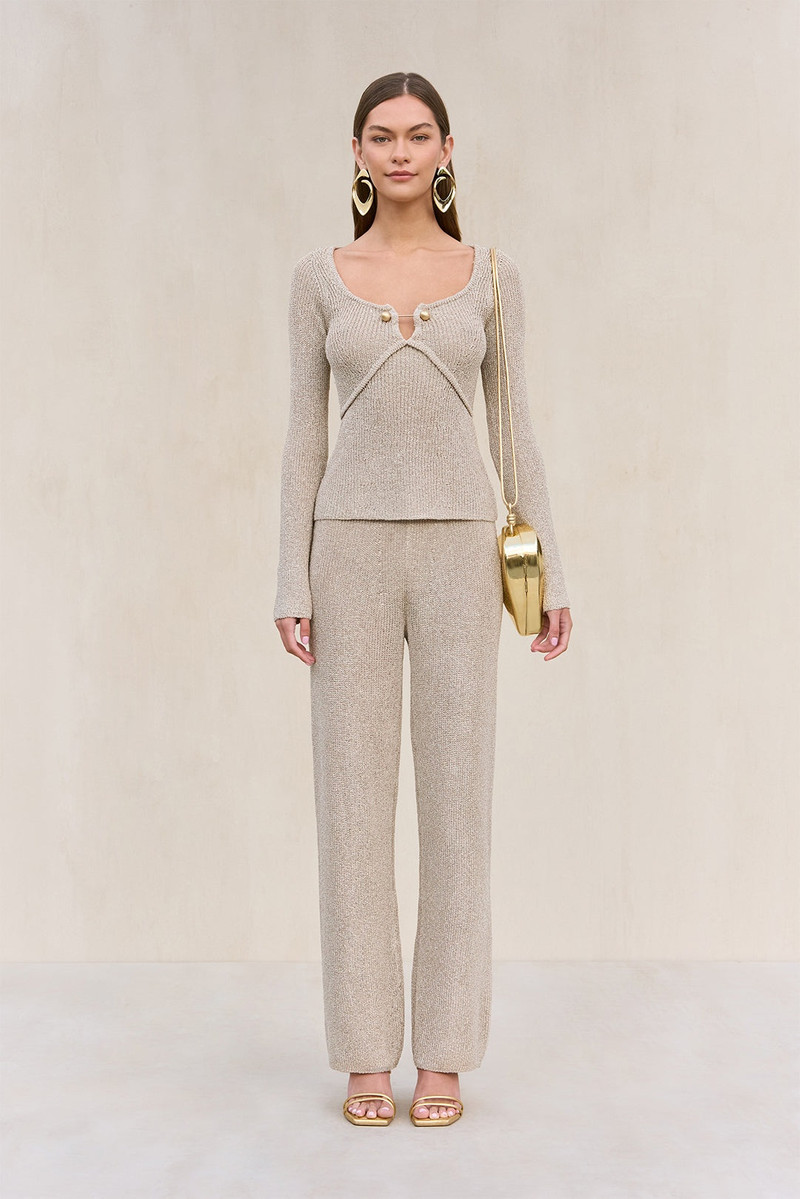 Cult Gaia KEZIA KNIT TOP outlook