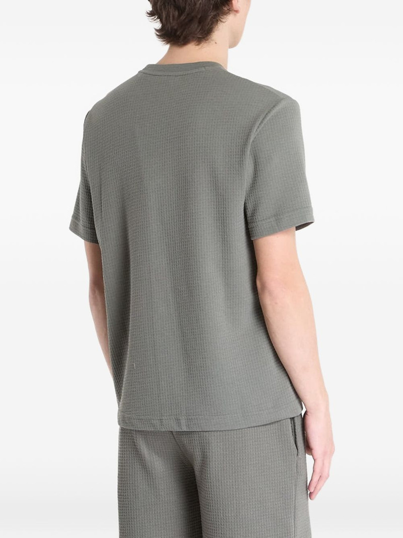 logo-print pajama T-shirt 4