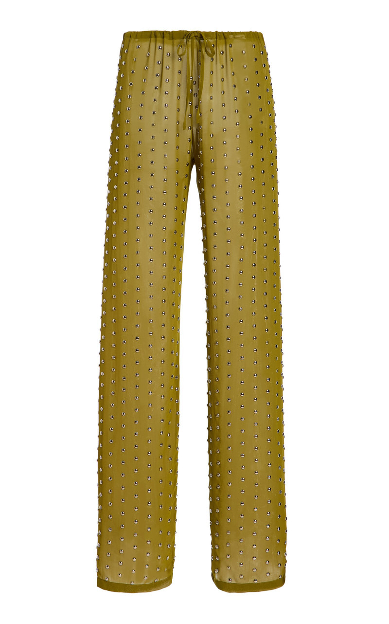 Embellished 똑바른 바지 1
