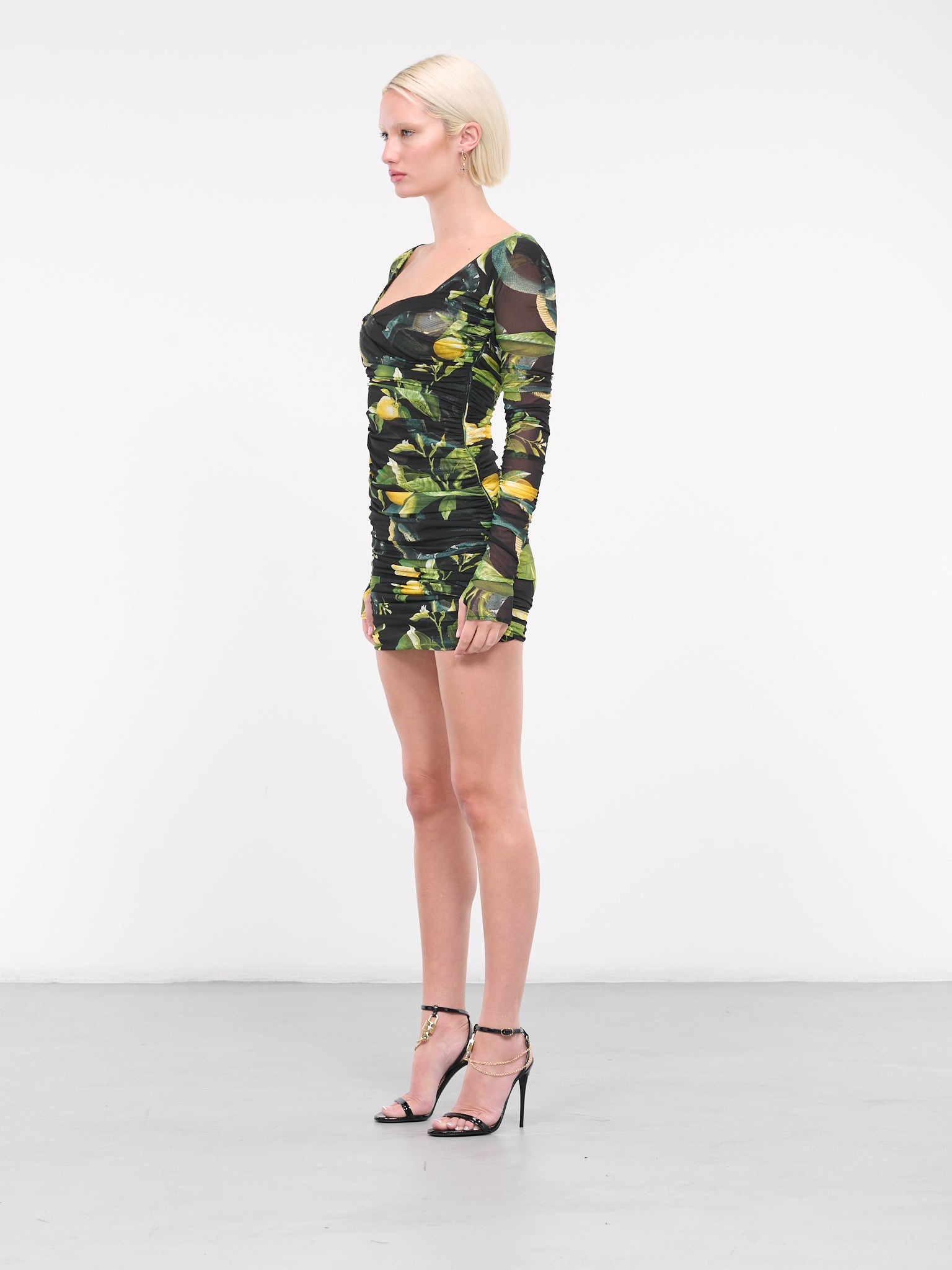 Lemon Print Dress - 2