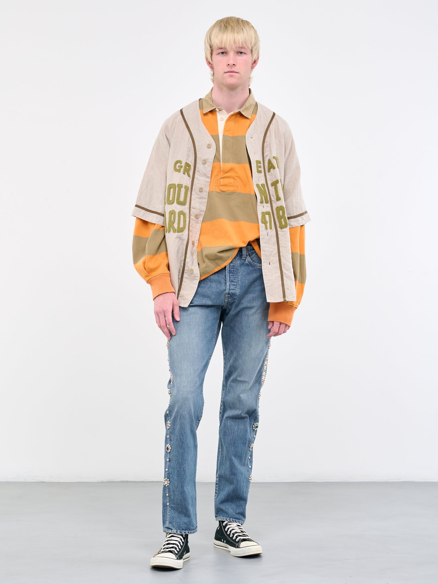 Kapital Straight Leg Jeans | hlorenzo | REVERSIBLE