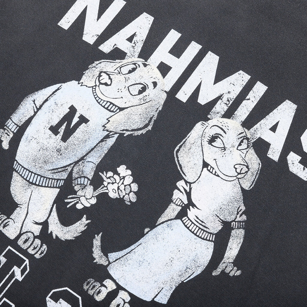 MASCOT BOXY T-SHIRT - WORN BLACK - 3