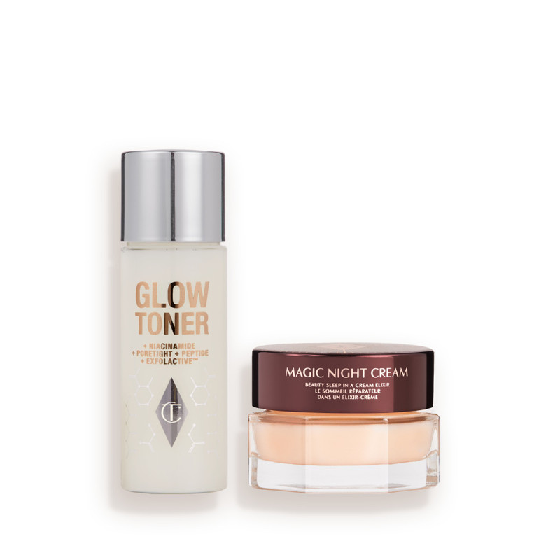 CHARLOTTE’S NIGHT-TIME GLOWING SKIN DUO SKINCARE KIT 1