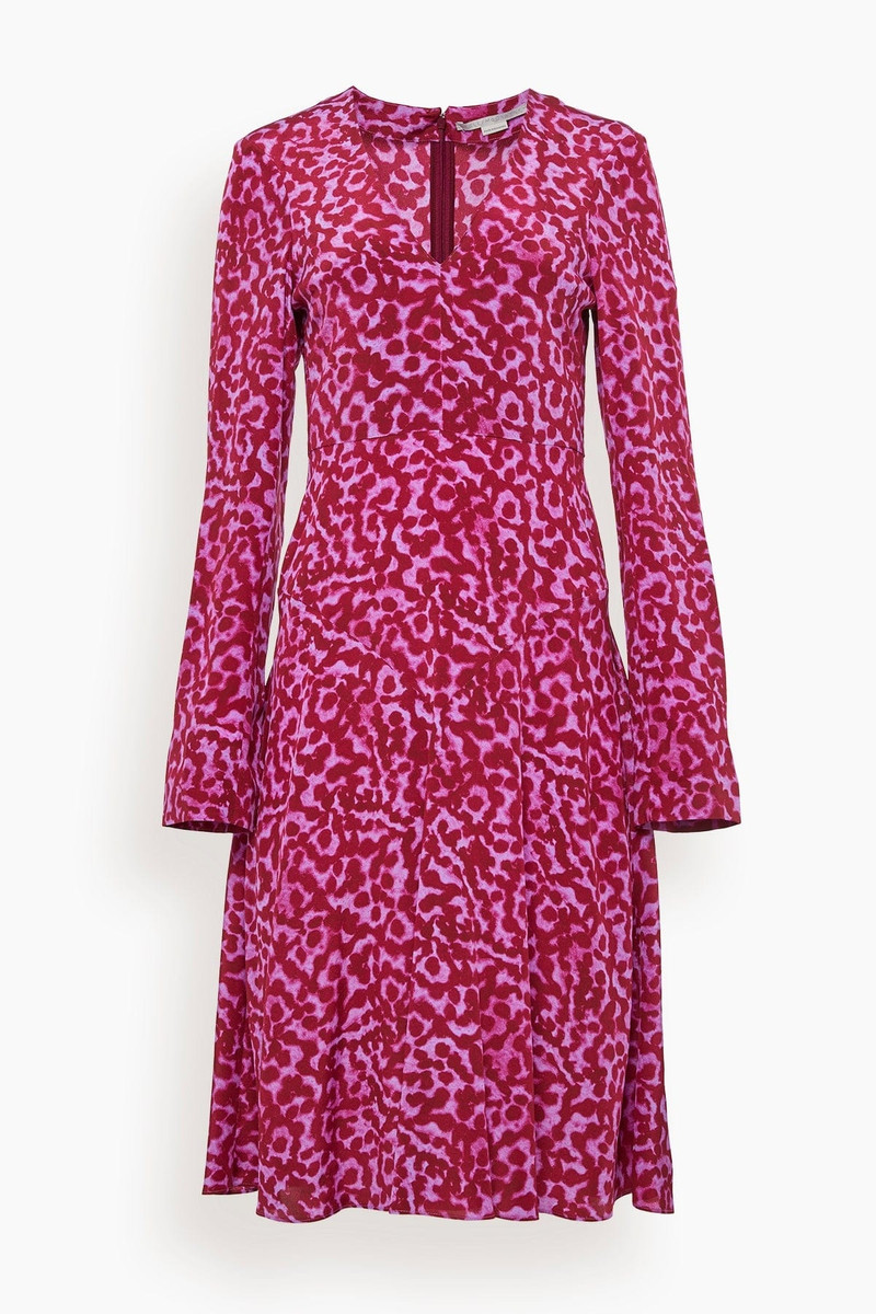 Tilted V Dress in Bubble Gum 1