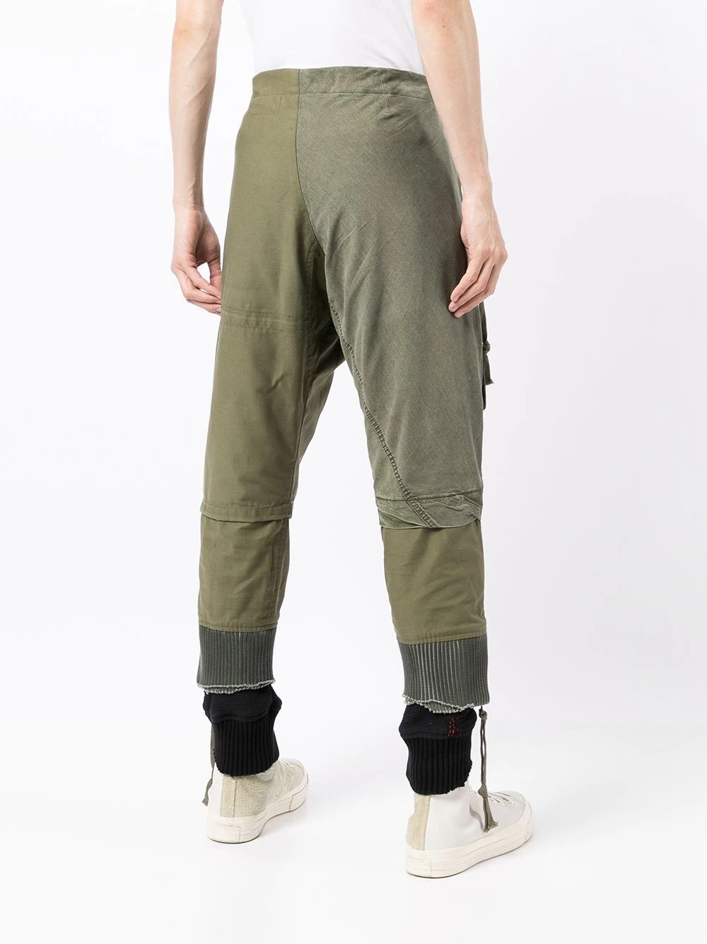 military jacket panelled trousers - 4