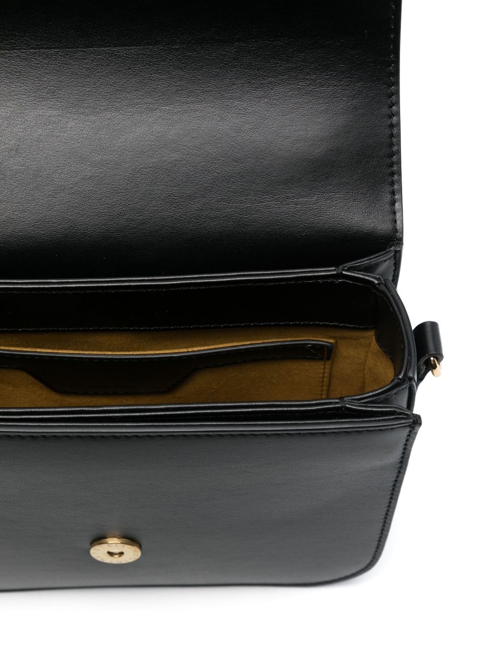 logo-perforated cross body bag - 5