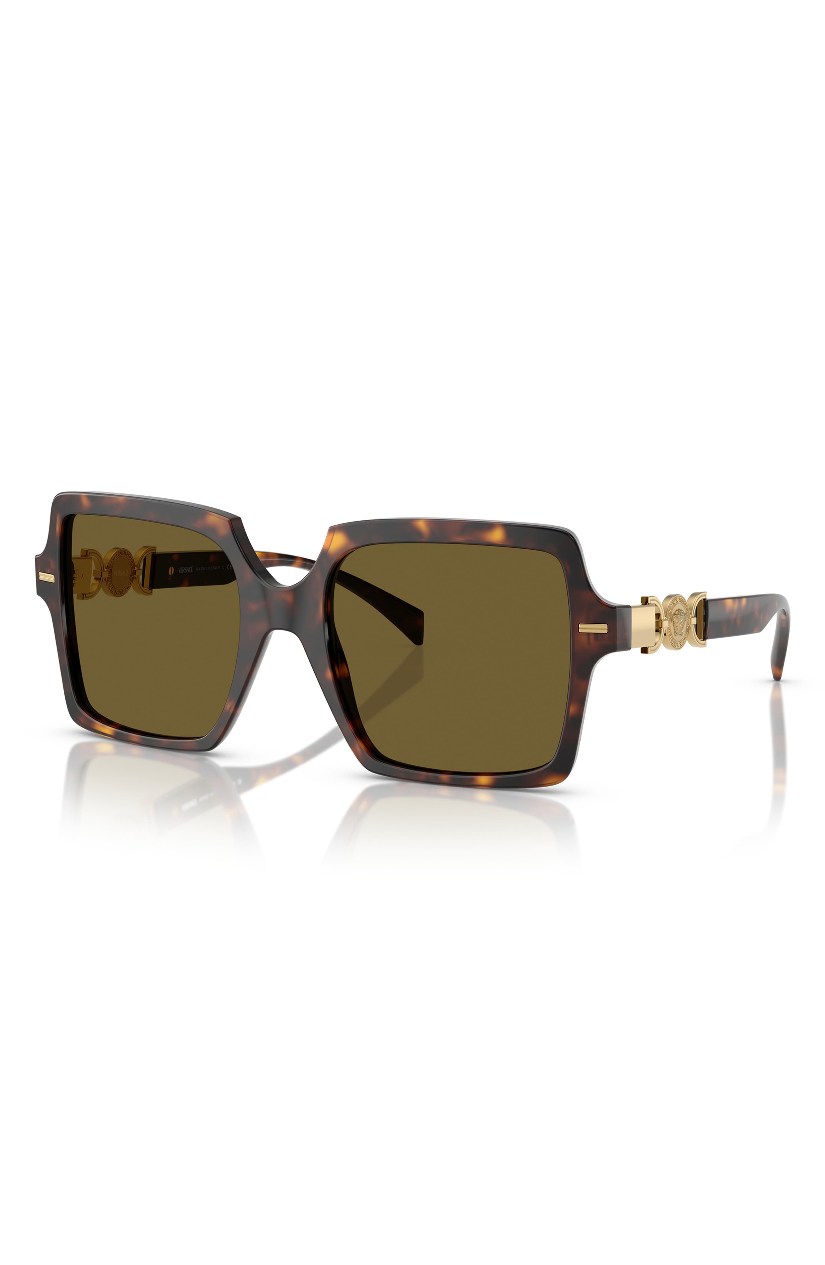 Versace 55mm Square Sunglasses in Havana at Nordstrom - 2