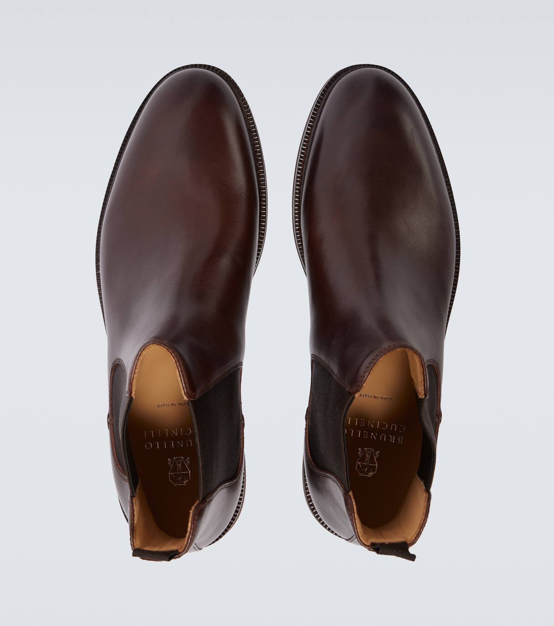 Leather Chelsea boots - 4