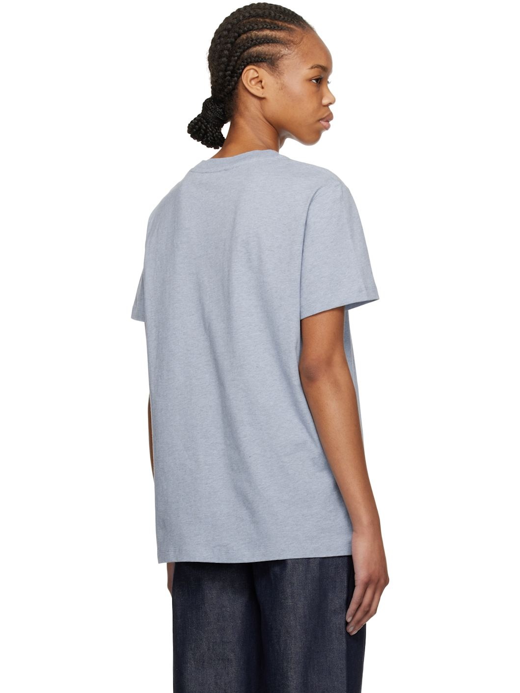 Blue Standard Item Overdye T-shirt - 3
