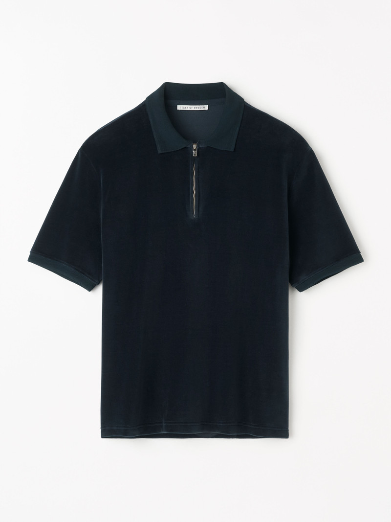 Francis Velour Polo-Shirt 1