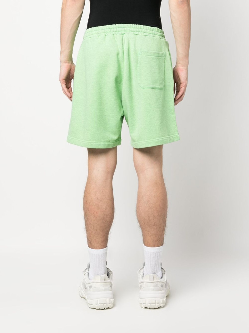 embroidered-logo cotton shorts 4