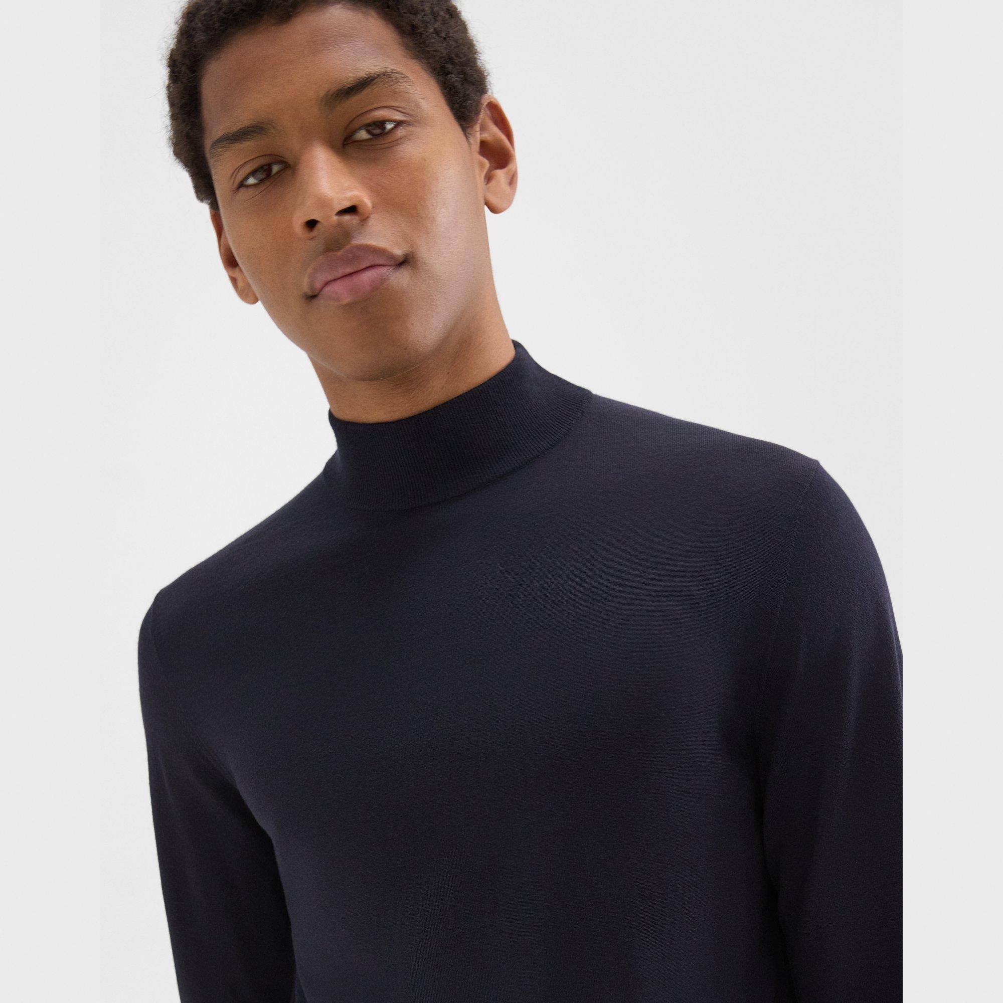 Mock Neck Sweater in Regal Wool - 5