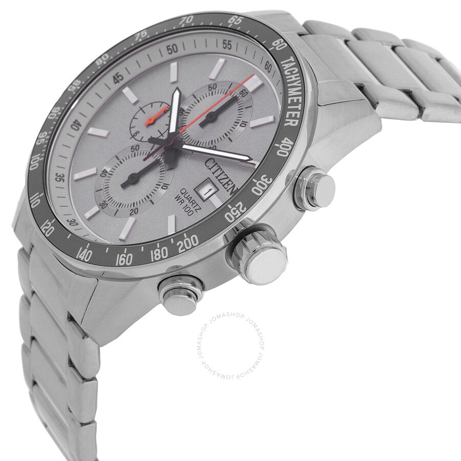 Citizen - Citizen Chronograph Quartz Grey Dial Watch AN3688-58H - 2