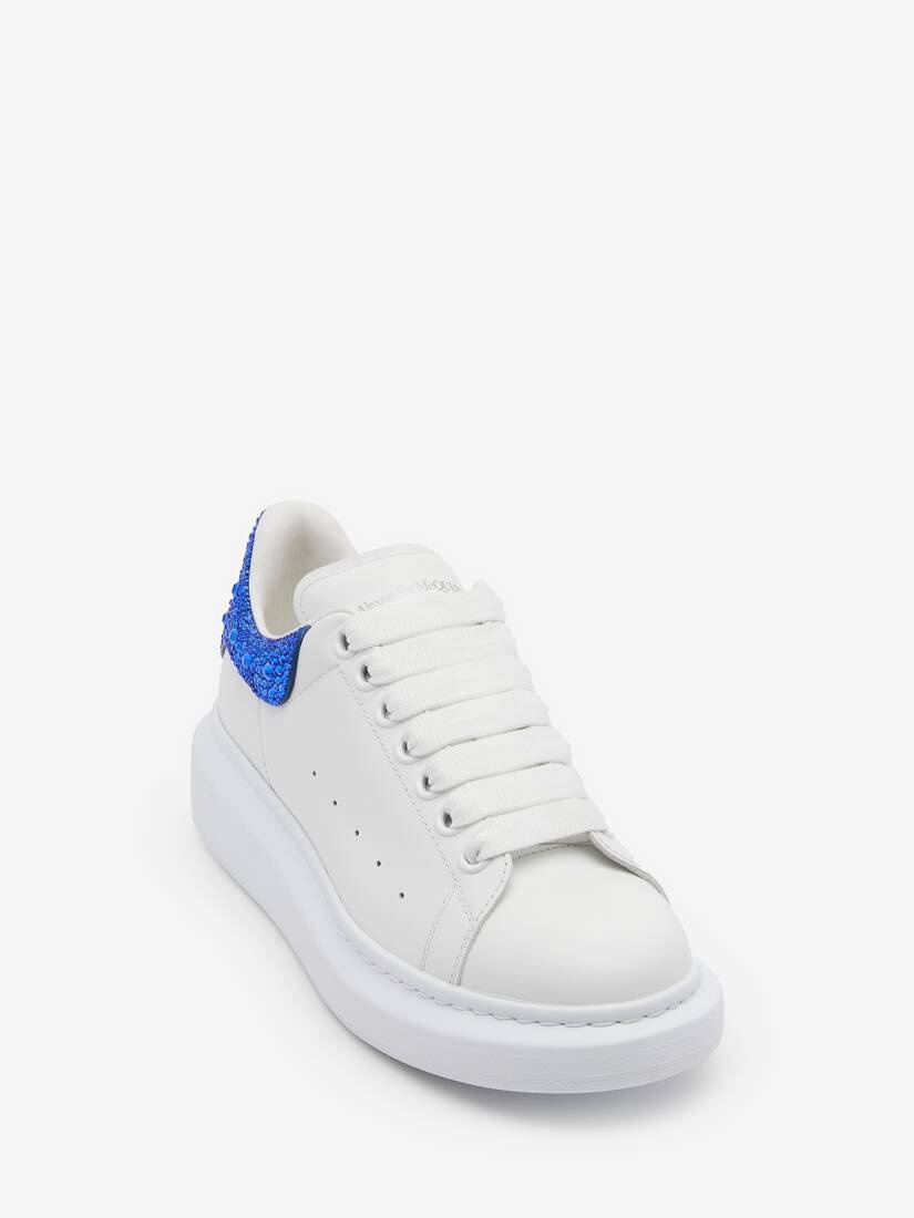 Women's Oversized Sneaker in White/ultramarine - 2